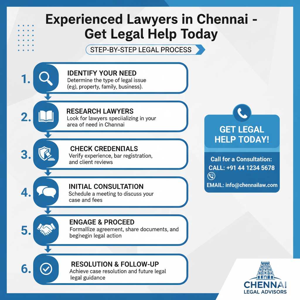 Experienced Lawyers in Chennai - Get Legal Help Today