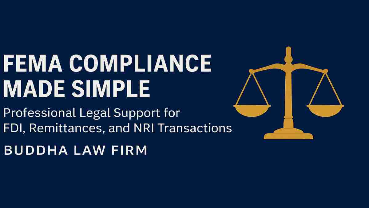 FEMA Compliance Made Simple: Professional Legal Support for FDI, Remittances, and NRI Transactions