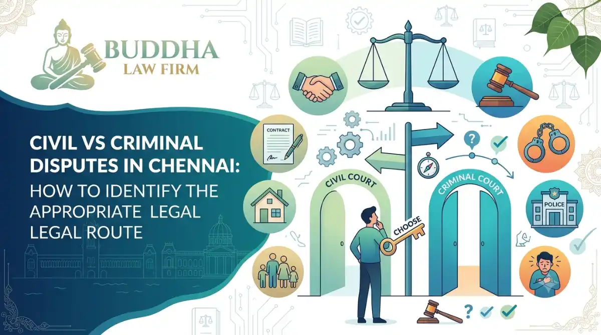 Civil vs Criminal Disputes in Chennai: How to Identify the Appropriate Legal Route